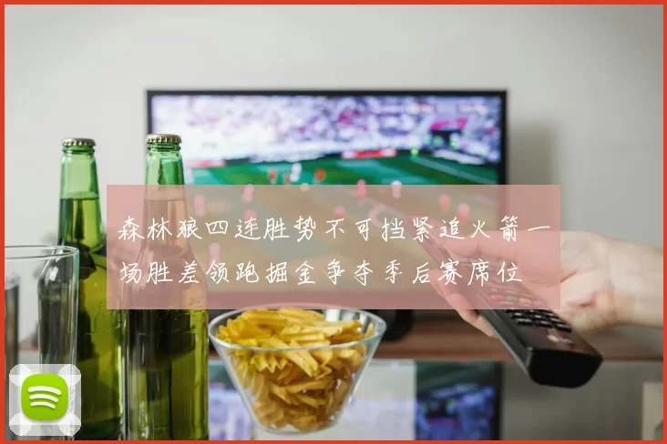 森林狼四连胜势不可挡紧追火箭一场胜差领跑掘金争夺季后赛席位