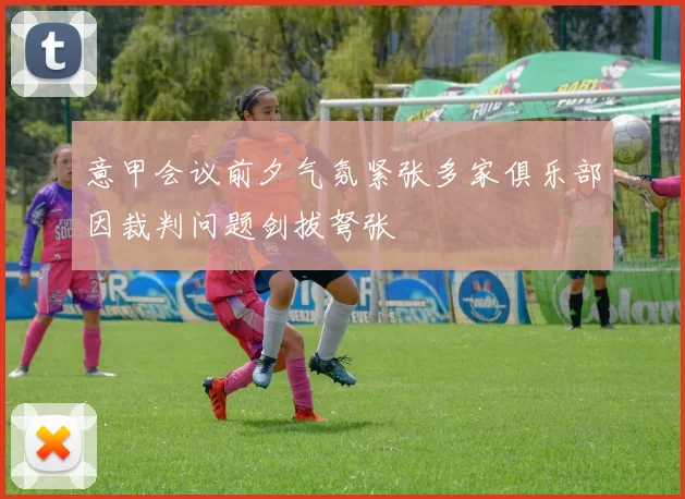 意甲会议前夕气氛紧张多家俱乐部因裁判问题剑拔弩张